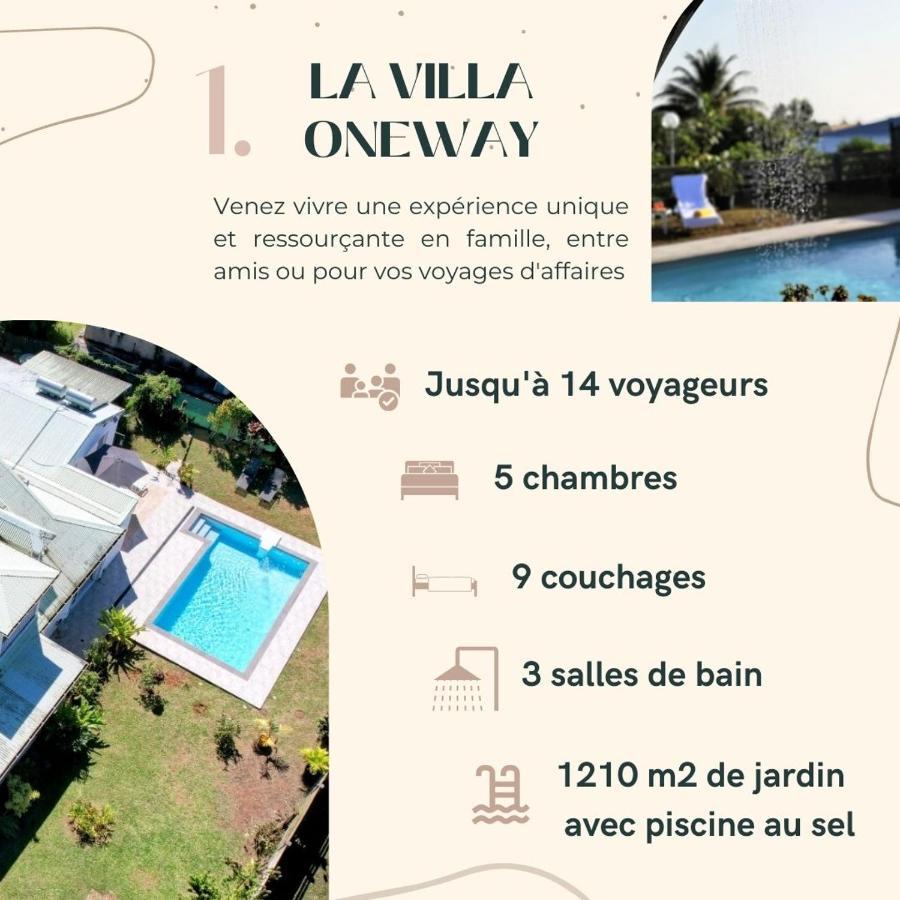 Villa Oneway, Piscine Privee, Classee 3 Etoiles Sainte-Rose Ngoại thất bức ảnh